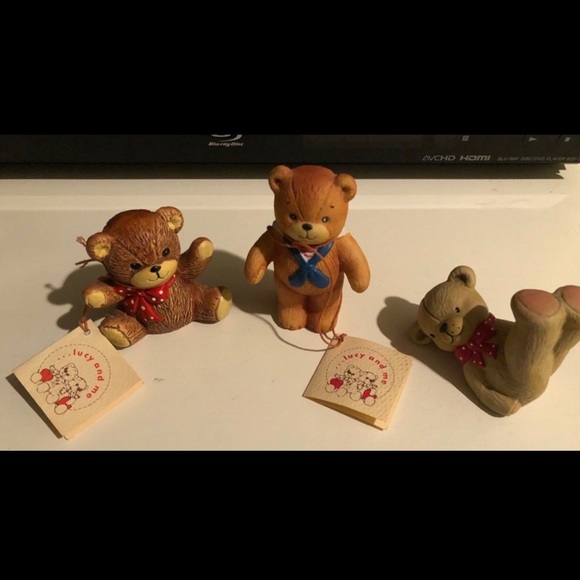 🇺🇸Vtg Lucy and Me Collectible Bears - Set of 3 - Picture 9 of 9